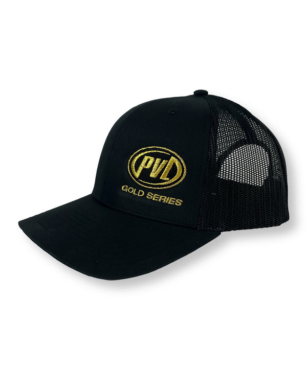 Gold Series Signature Black Snap Back Hat
